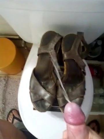 cum on my girlfriend shoes 8#
