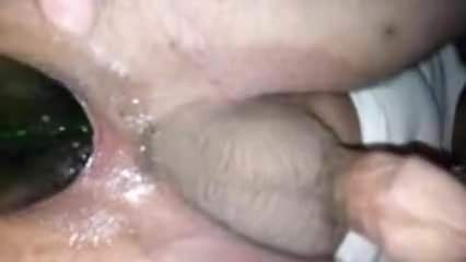 Bottle in ass
