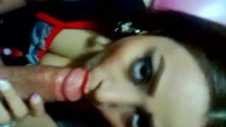 Persian Slut Nastaran sucking Dick