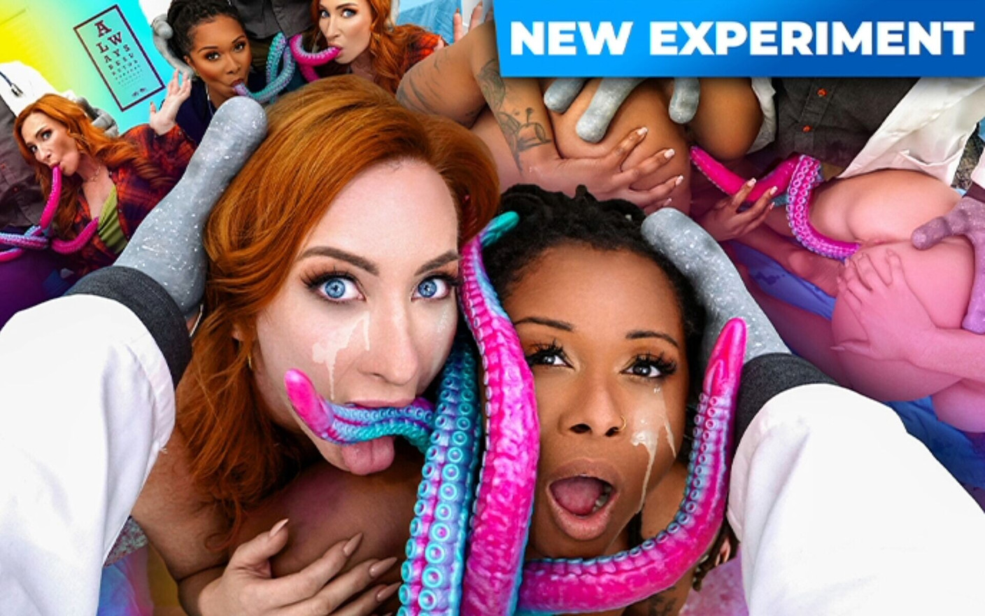 Busty Sophia Locke and Cali Sweets Get Freaky in Interstellar Rule 34 Threesome