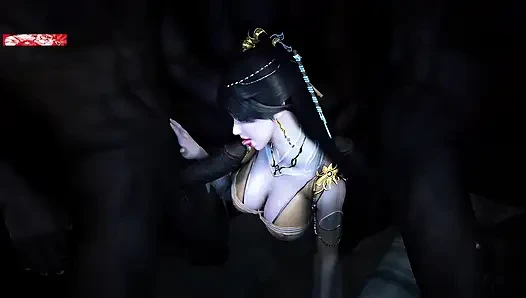 Animierte Göttin der wilden nächte - 3D-animation hentai