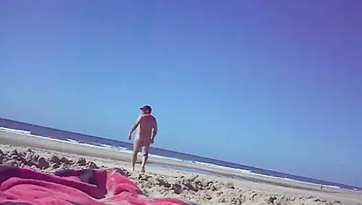 lilian77 chastity belt at the beach 02