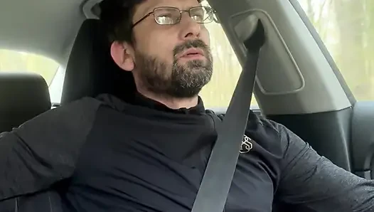 Sie konnte es kaum erwarten - MILf blowjob &handjob während der fahrt - öffentlicher auto-sex kingyordanov