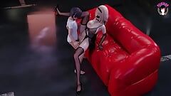 Bữa tiệc dâm dục trong tầng hầm (Hentai 3D)
