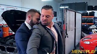 Menatplay, noble Männer Diego Reyes und Gabriel Lunna Analfick