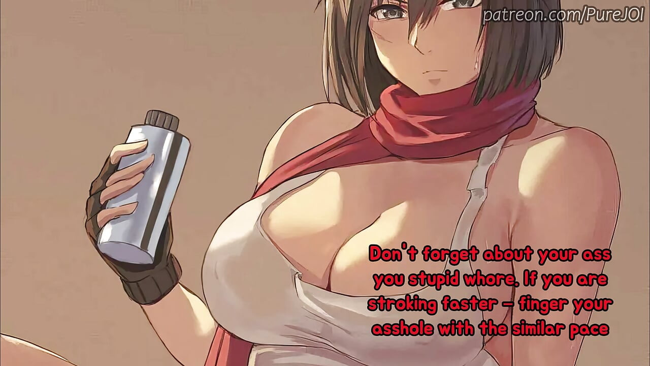 Mikasa Ackerman testira svog novog mladog vojnika (Anal, Dvostruki Orgazam, CEI)