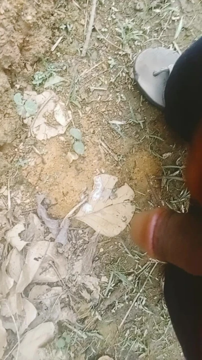 Waiting for girlfriend in the forest
