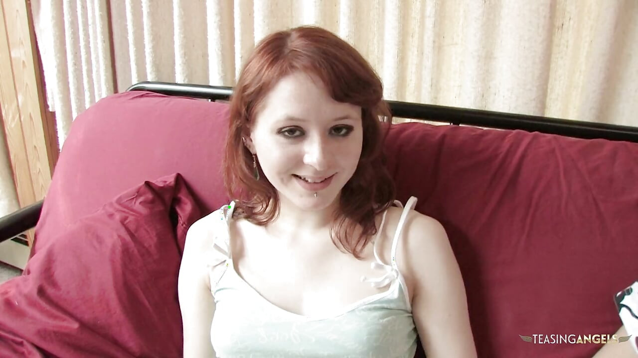 Redhead babe gets picked up and penetrated without mercy