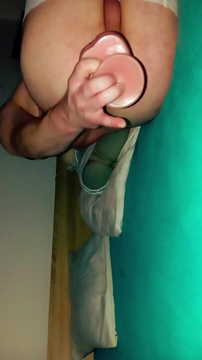MEGA DILDO IN SMALL ASS