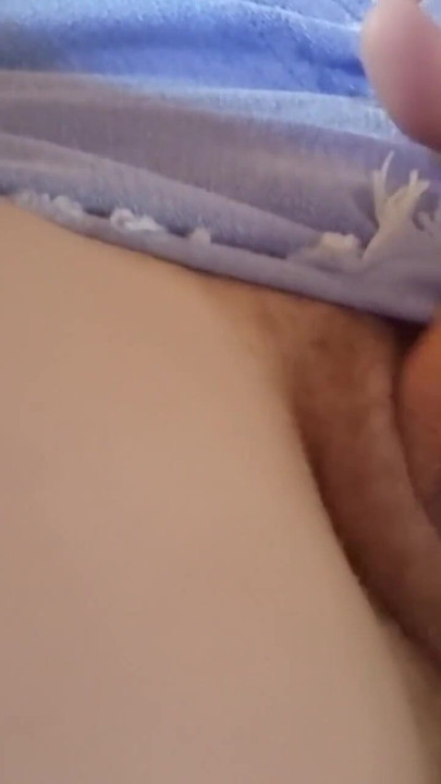 Playing with my shaved tight pussy fingers deep inside | Clip 1