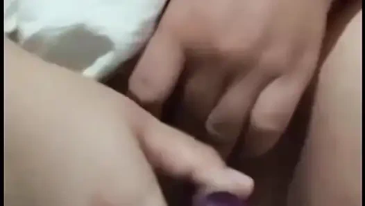 Playing Eggplant Pussy