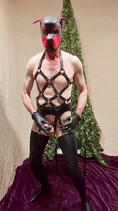 Mature Man Has Big Erection And Tight Balls