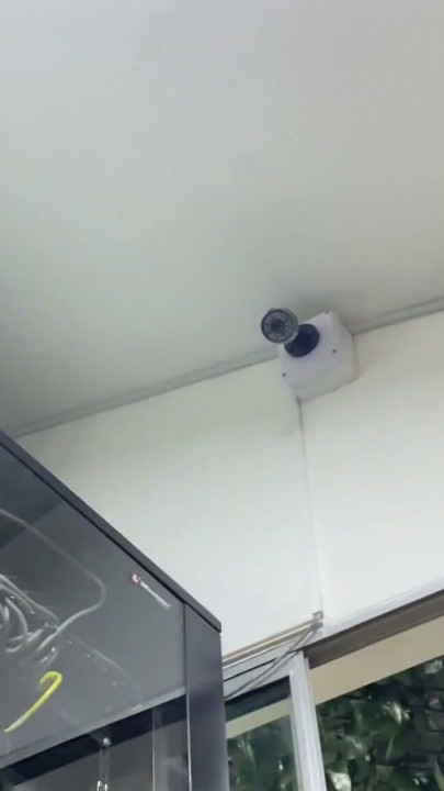 My boss spies on me at work! I masturbate until I squirt my desk! | Clip 1