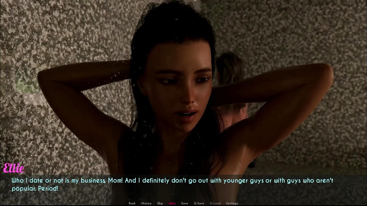 Awam - día 14 - gratis - Ellie y Sophia duchadas juntas.