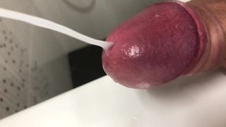 Thick huge slow mo cumshot!