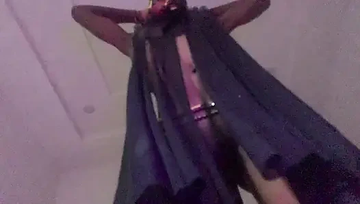 Slow motion ebony teen sexy dance winding wet  pussy  close up