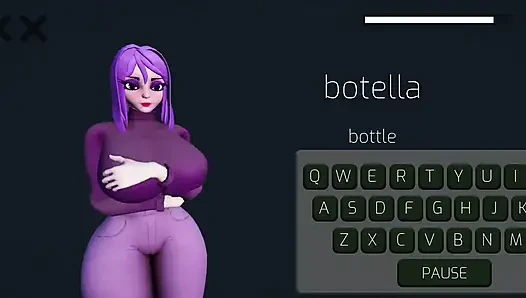 Sexy mädchen mit dicken möpsen und dickem arsch