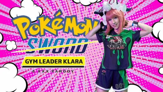 Vrcosplayx - la petite Kate Quinn dans le rôle de l'entraîneur de Pokemon Klara teste votre dureté - porno VR
