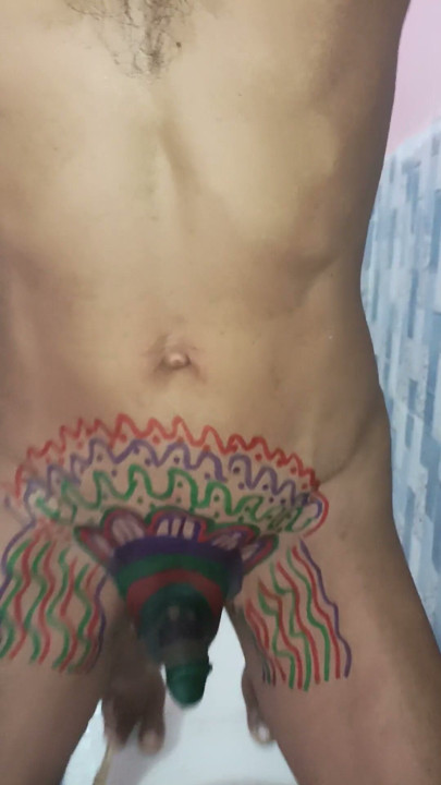 Sissy Showing Penis Tattoo | Clip 3
