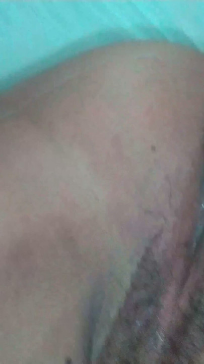 I let this big, veiny dick spank my pussy and its big, red head play at the front door | Clip 1