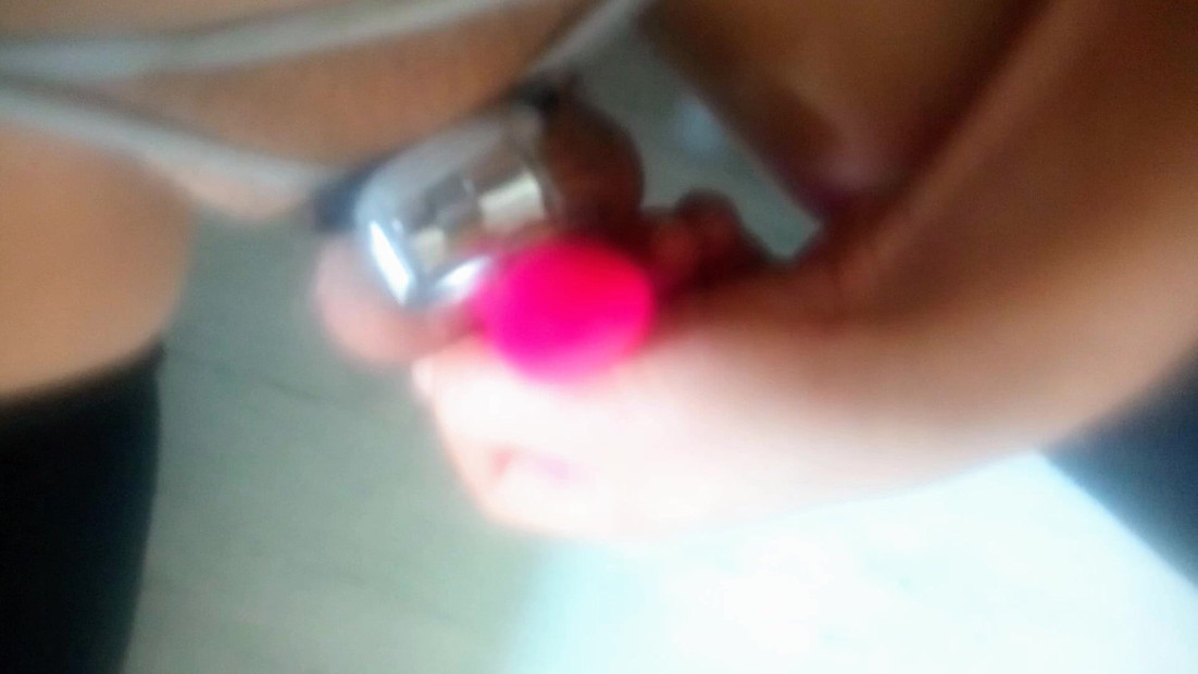 Chastity cage at work is killing me, so I tried with a Lush
To get my cock to cum