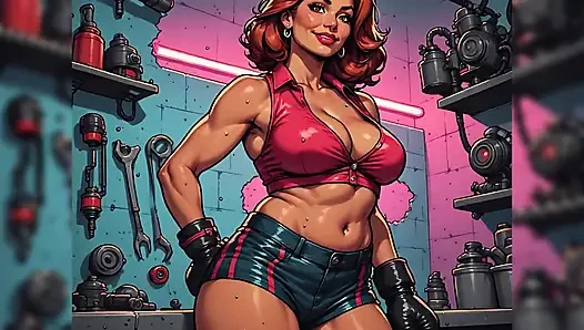Seni Boxercise Wanita Seksi