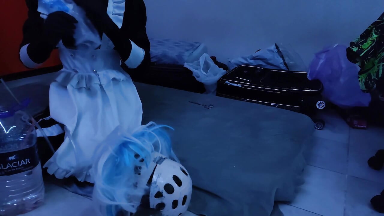 Kigurumi Maid Bondage Heavy Breathplay