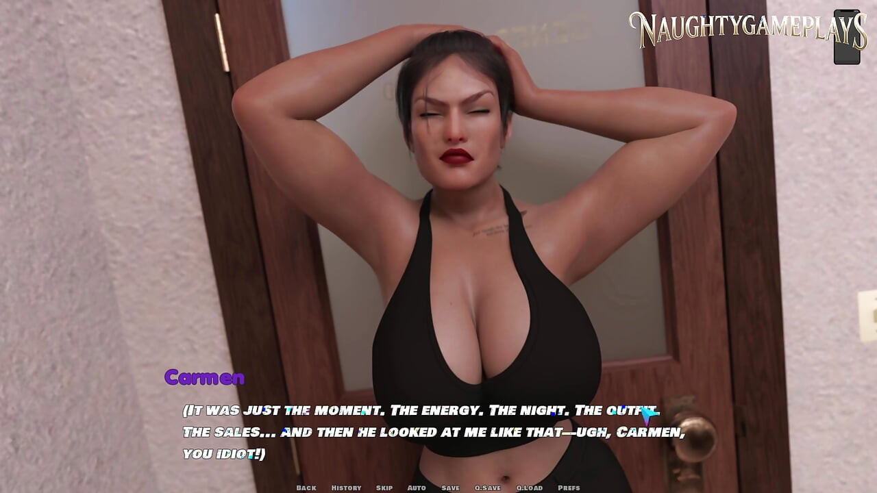 MILF Obsession Part 9 by Dan Games - Horny MILF Plays with Her Hairy Pussy
