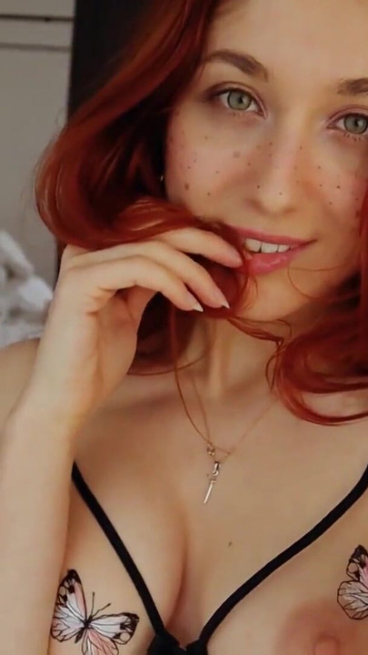 Emotional moment from "Trish Collins does a sexy lingerie Try-on - ONLYFANS PREVIEW"