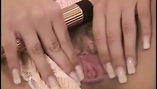 Seductive Brunette Babe Fingers and Toys to Intense Orgasm