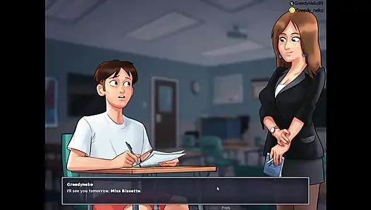 Hot Teacher Finally Takes the Massive Cock - Summertime Saga (Dubbed)