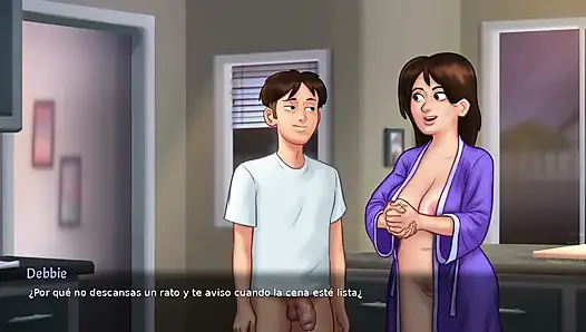 Mommy just wants to squeeze you, use your penis dry, she wants your penis to be hers - summertime saga