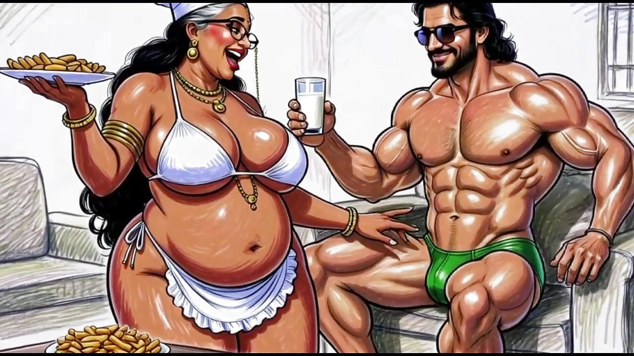 My New Maid Feeding Me And Entertaining Me