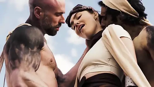 Freya parker didobel penetrasi di truk pickup - parodi cosplay bokep furiosa