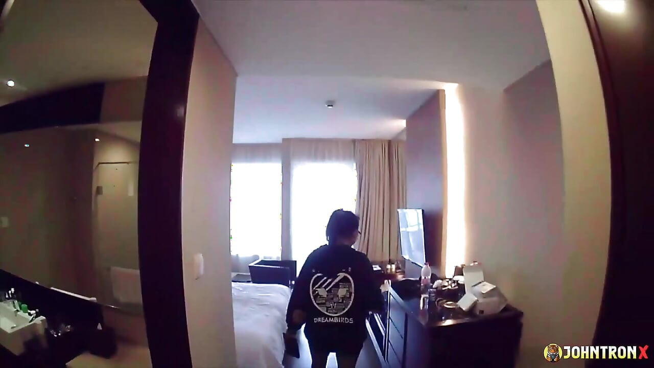 Johntronx - Nerdy Asian Babe Takes a Shower After Being Fucked Hard