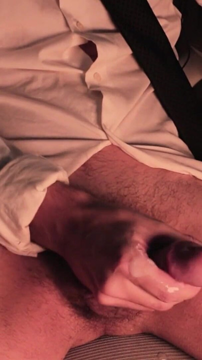 POV: Stressed CEO Daddy Couldn't Hold His Massive Cumshot At Work (Veiny Monster Cock) | Clip 2