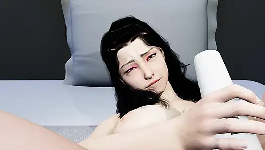 Ich habe die stiefmutter meiner freundin beim masturbieren erwischt, und da sie unglaublich geil war, ließ sie mich ihre muschi ficken.