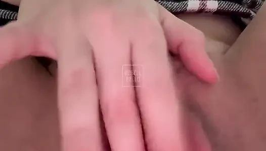 Große Ehefrau Spielt Mit Pink