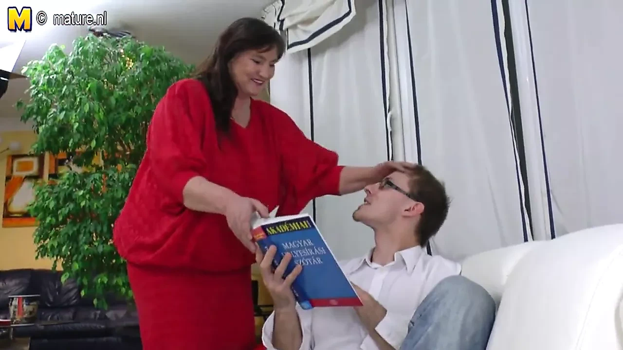 Fat old granny fucked hard by young boy