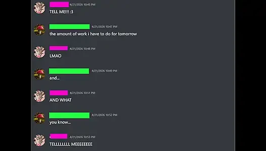 esex discord-anruf mit geiler frau vor der kamera - sie kommt für mich