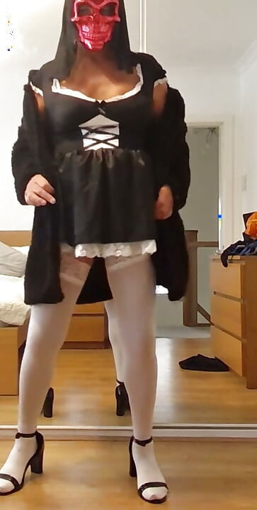 New Cut , Sissy Maid Crossdresser , Stockings + Heels, Feeling Sexy