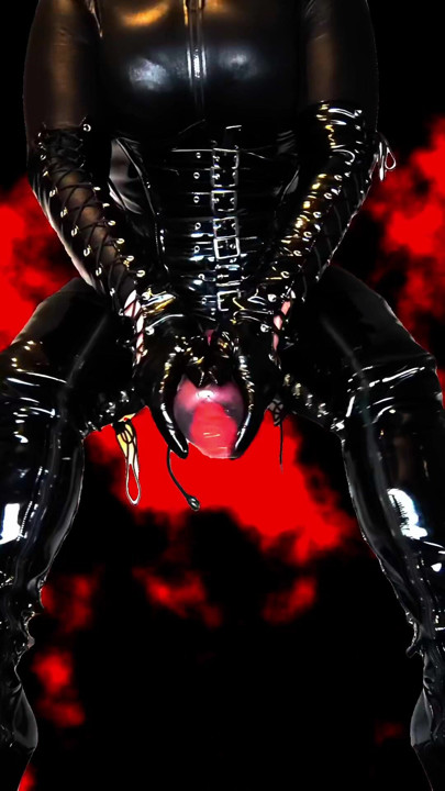 Corrupted nun gifted with demonic cocks
