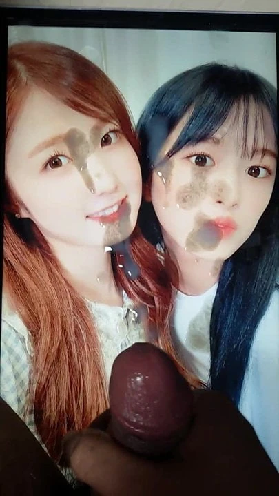 IZONE hitomi yujin cum tribute