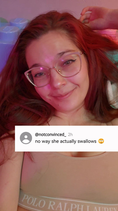 he Said I Don't Swallow – Amateur Redhead POV Blowjob & Swallow