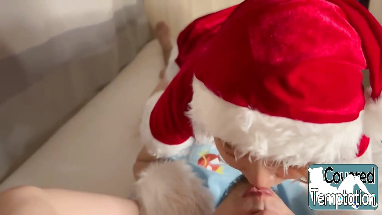 Cutest Santa Girl Comes in to Say Hello. Sweet Greetings, Festive Vibes, Hearts Racing!