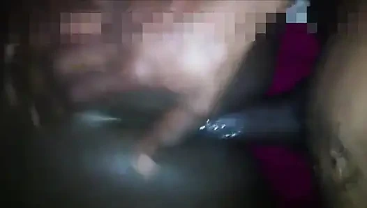 Merciless thrusts against her ass