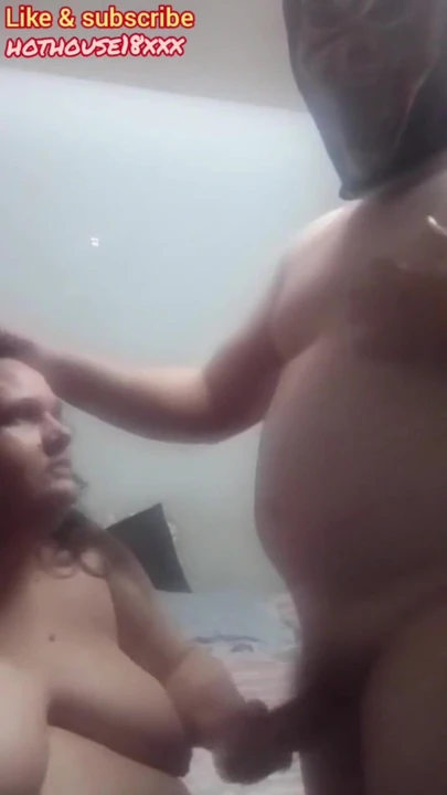 Stepmom intimidated by stepson with scary mask - get blowjob , fuck her pussy wile , cum on her huge tits Funny comedy porn | Clip 2