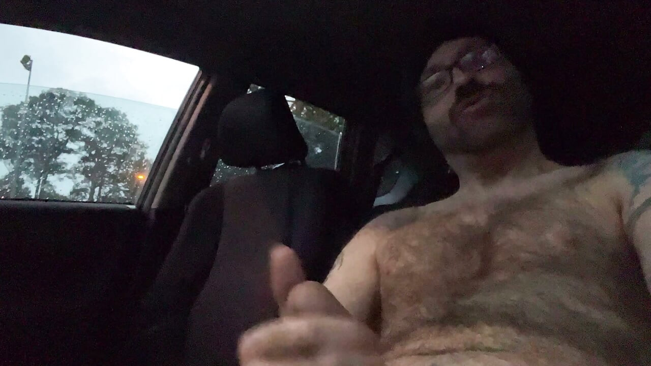 Handsome Hairy Muscle Stepdad Car Bate
