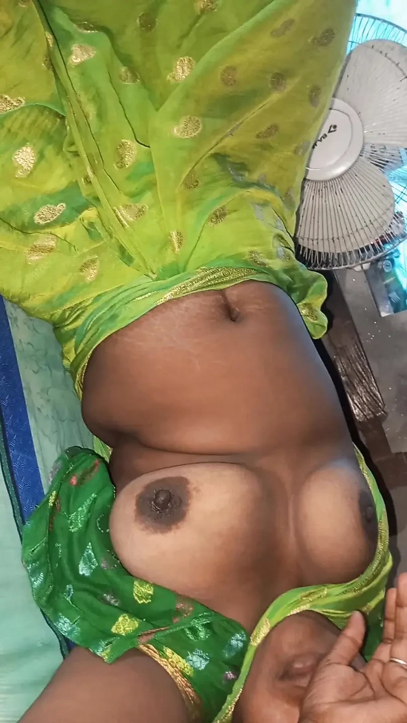 My husband loves to fuck me in green saree