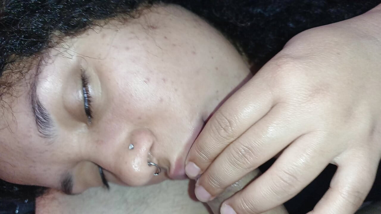 CREAMPIE ON HER SLUT FACE, SHE LOVES IT